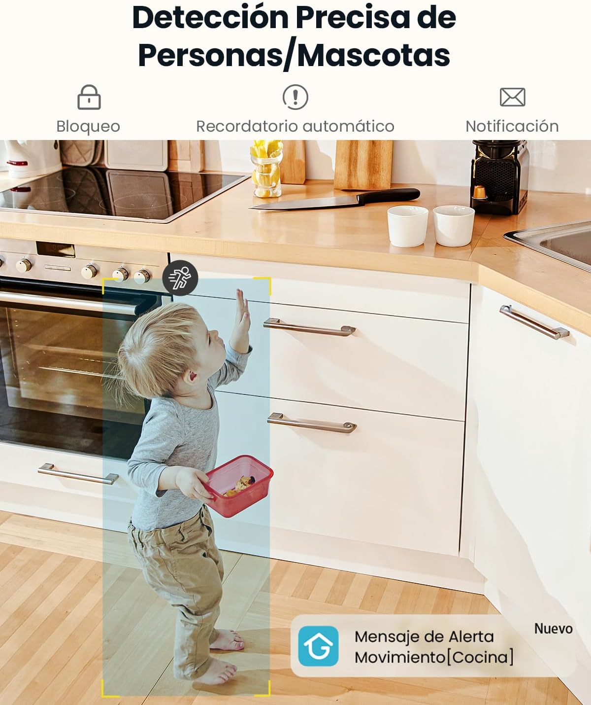 Telecamera Sorveglianza WiFi Interno 5MP 360° PTZ | ieGeek - immagine 6