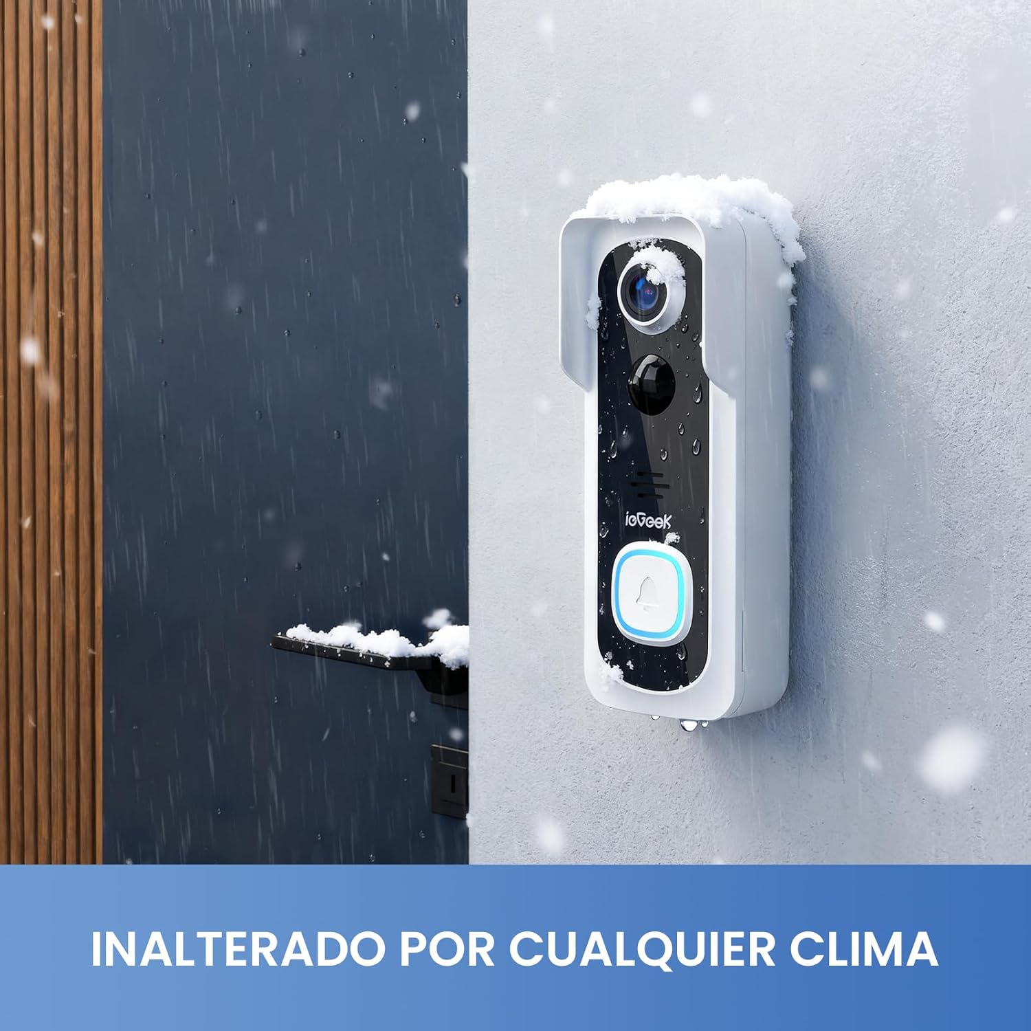 ieGeek Videocitofono 2K Senza Fili | Senza Abbonamento | IP66 - immagine 4