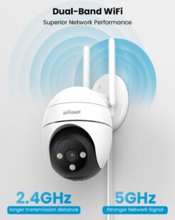 Alternative view of ieGeek ZS-GQ2 Telecamera PTZ 360° WiFi 2K Dual Band Esterno