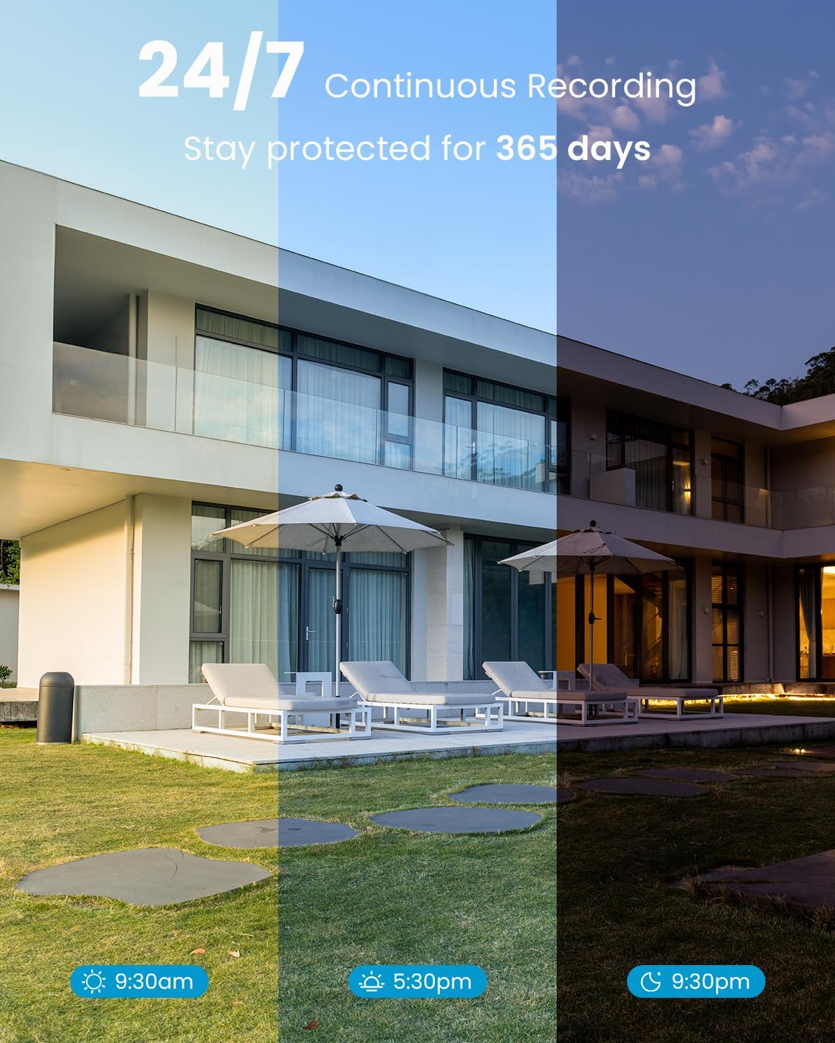 ieGeek ZS-GQ2 Telecamera PTZ 360° WiFi 2K Dual Band Esterno - immagine 6