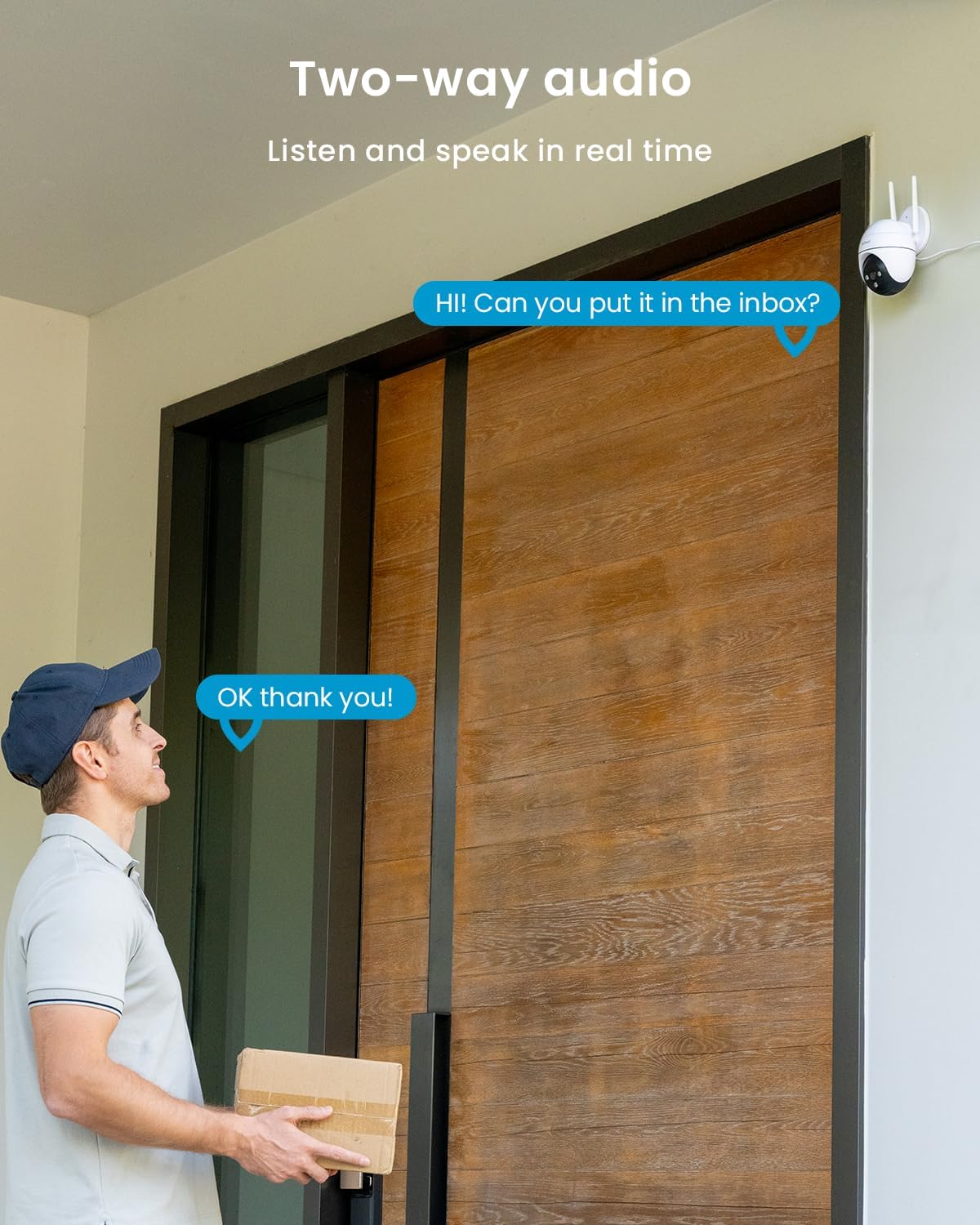 ieGeek ZS-GQ2 Telecamera PTZ 360° WiFi 2K Dual Band Esterno - immagine 3