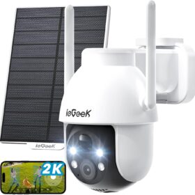 ieGeek Telecamera Solare WiFi Esterno 2K 360° PTZ Recensione