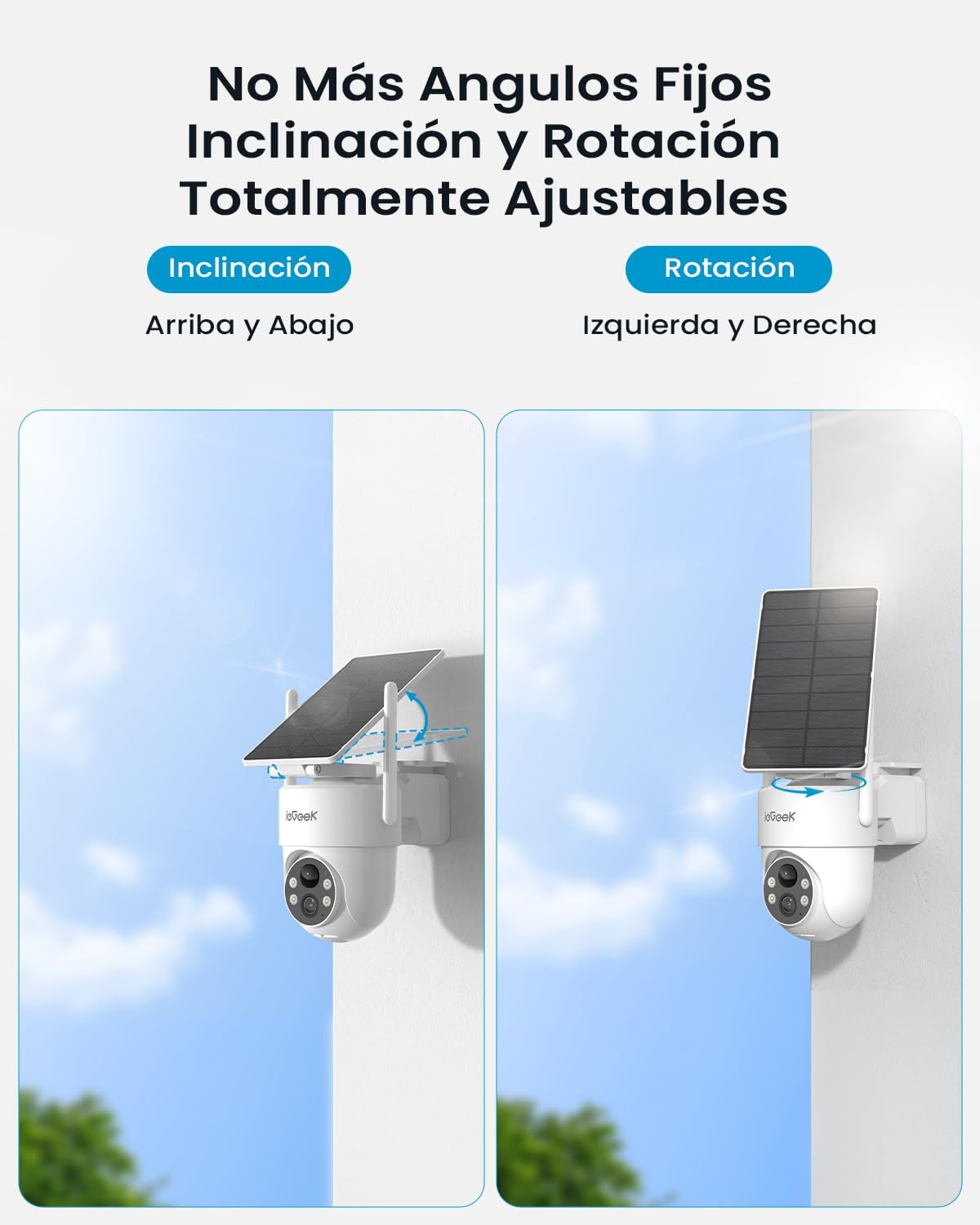 ieGeek Telecamera Solare WiFi Esterno 2K 360° PTZ Recensione - immagine 9