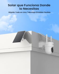 Alternative view of ieGeek Telecamera Solare WiFi Esterno 2K 360° PTZ Recensione