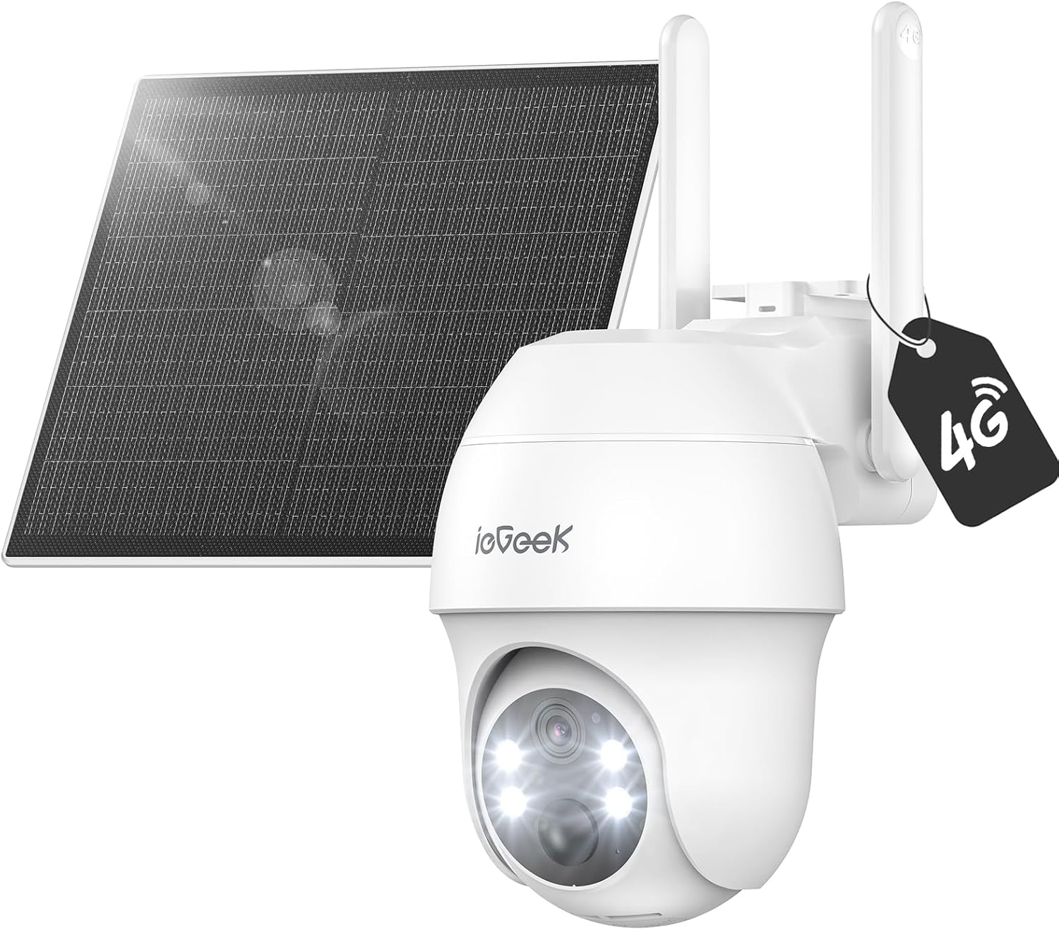 ieGeek S11 Telecamera 4G Solare | Senza WiFi con SIM Inclusa