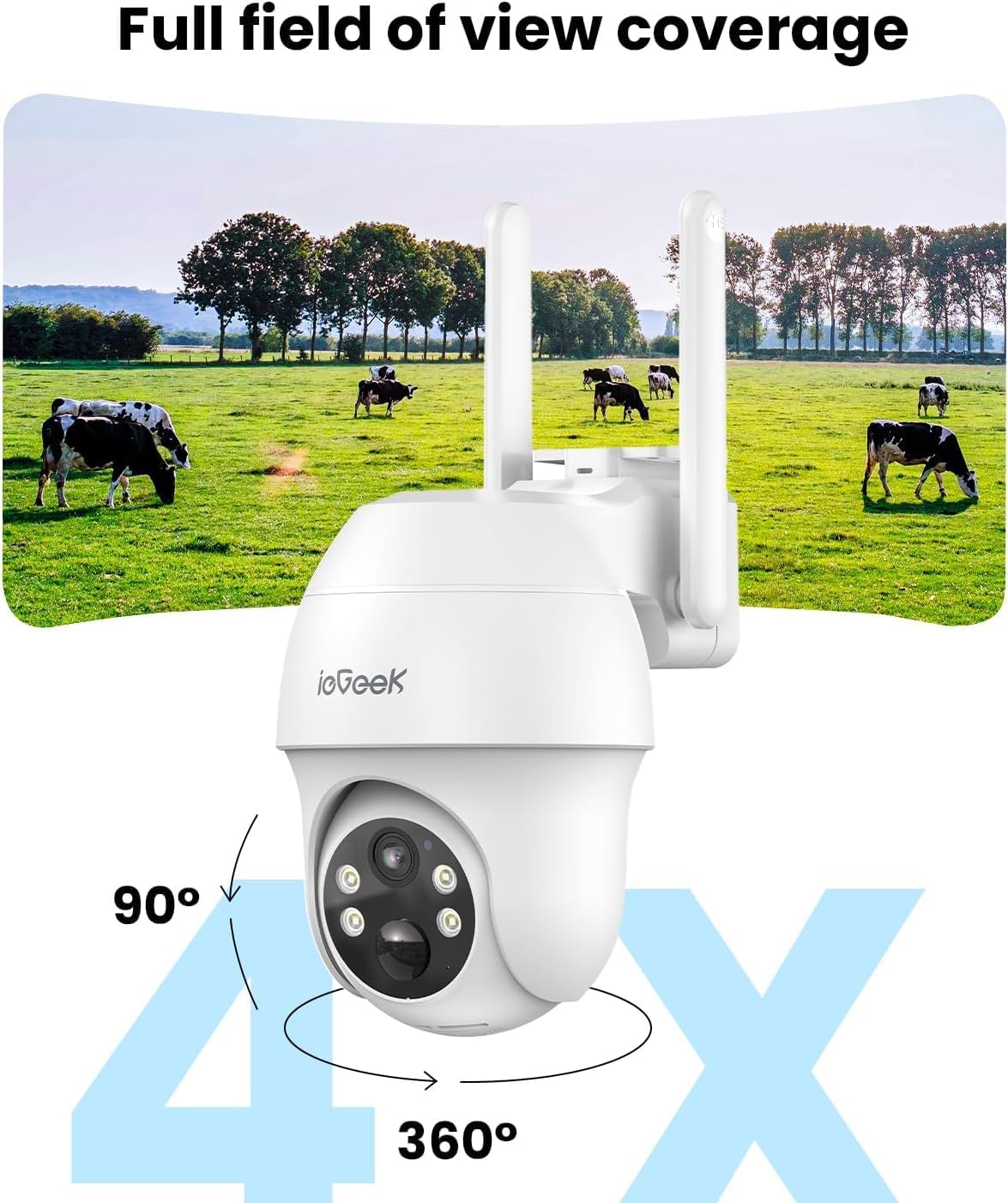 ieGeek S11 Telecamera 4G Solare | Senza WiFi con SIM Inclusa - immagine 6