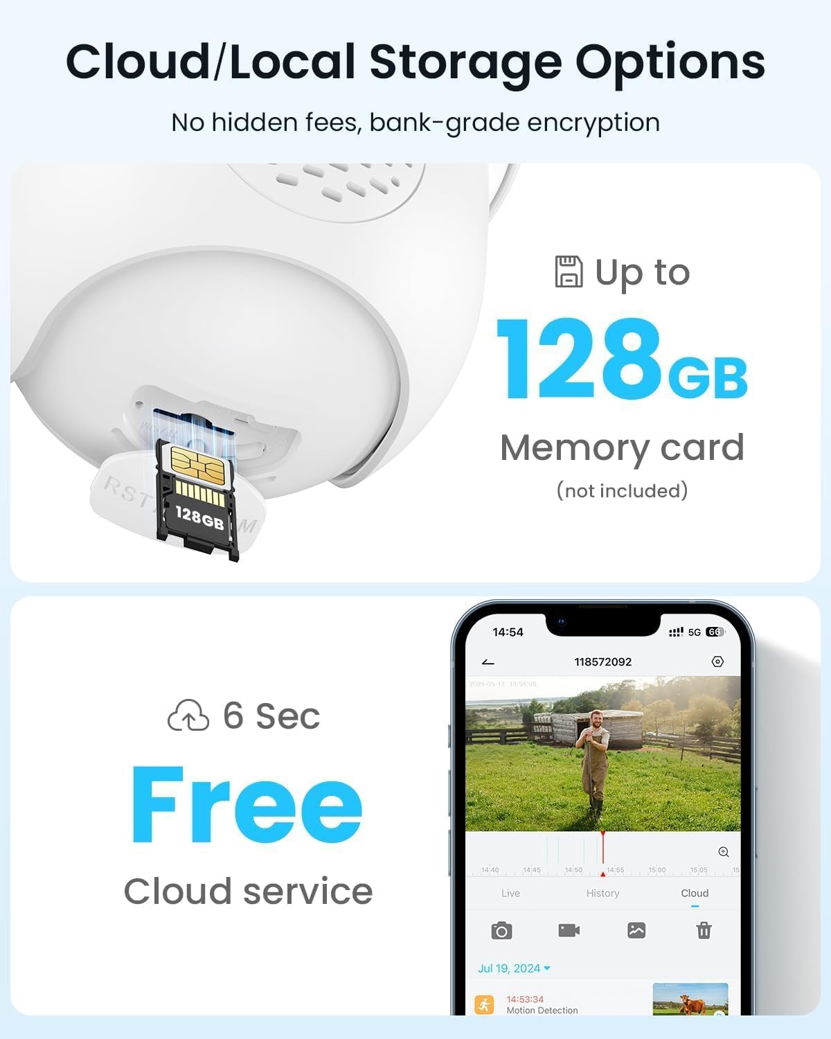 ieGeek S11 Telecamera 4G Solare | Senza WiFi con SIM Inclusa - immagine 4