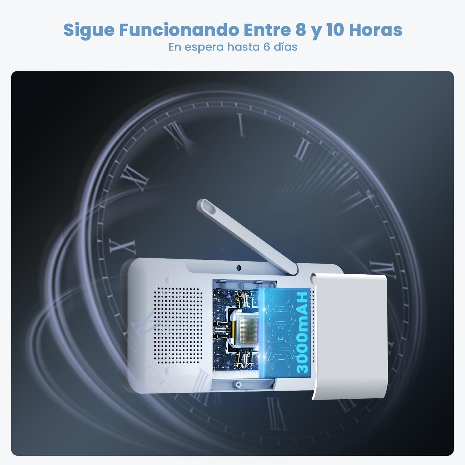 ieGeek Baby Monitor 2K con Schermo 5" e Tracciamento 360° - immagine 9