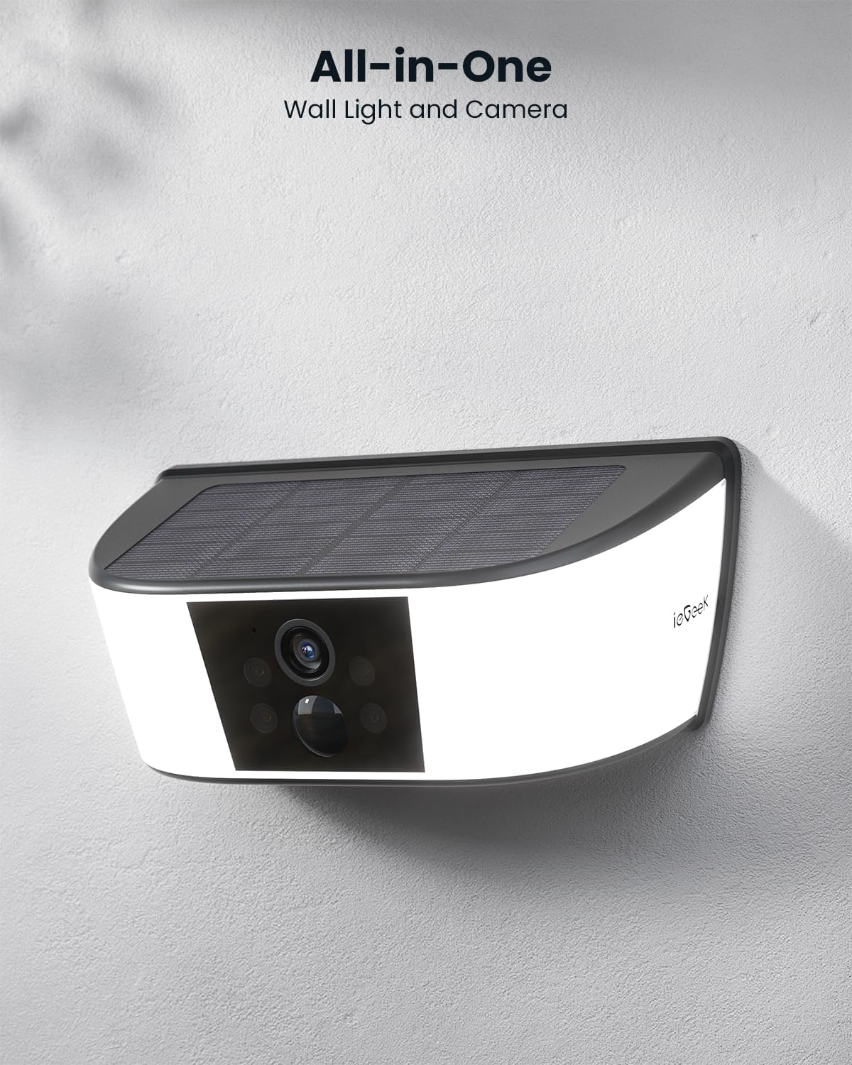 ieGeek S4 Telecamera Solare con Faro 2K 160 Lumen Integrato - immagine 9