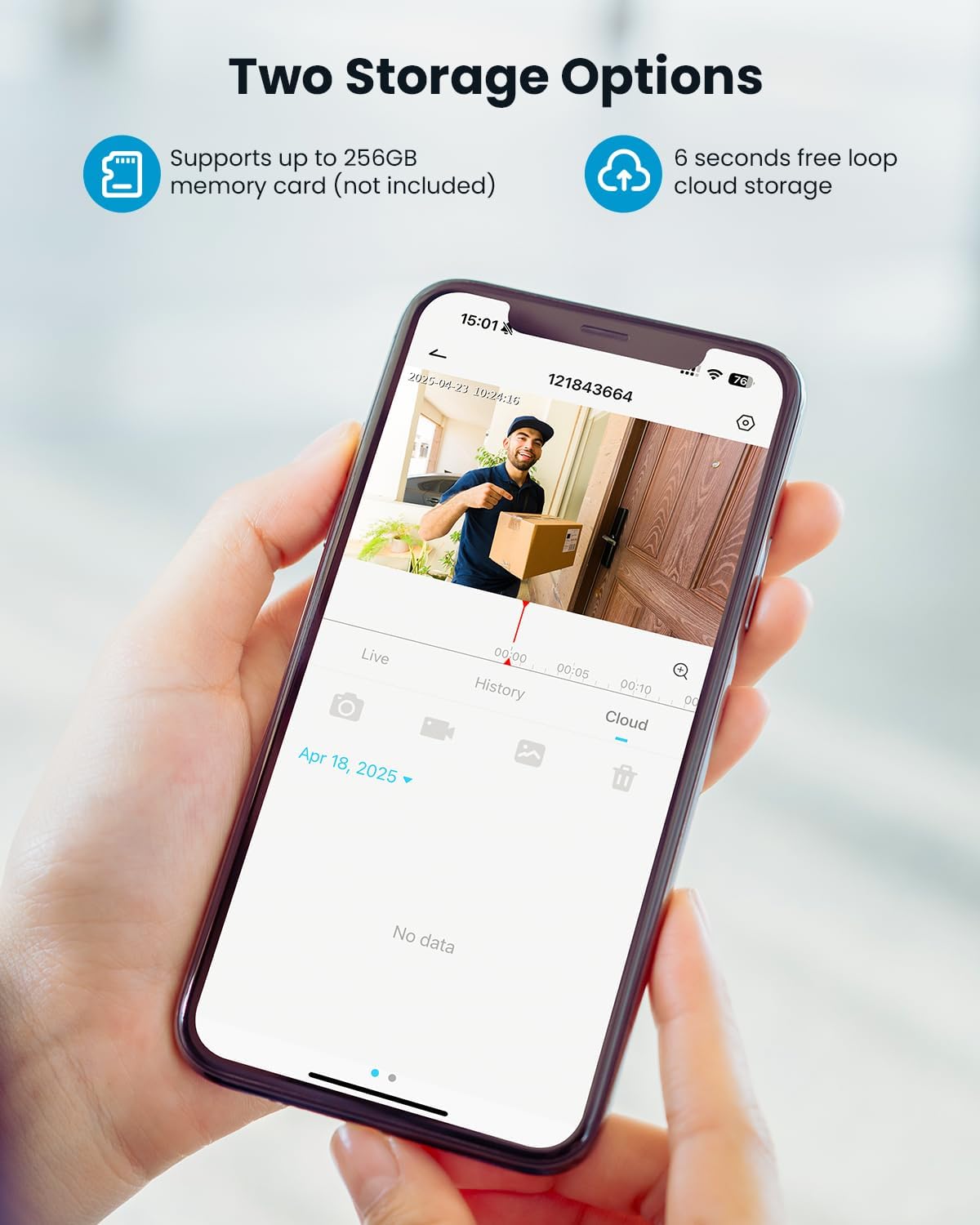 ieGeek S4 Telecamera Solare con Faro 2K 160 Lumen Integrato - immagine 3