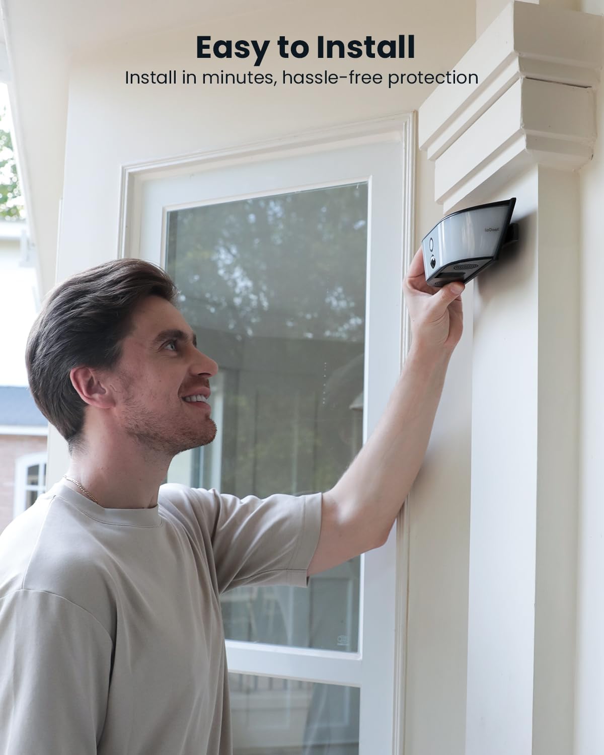 ieGeek S4 Telecamera Solare con Faro 2K 160 Lumen Integrato - immagine 2